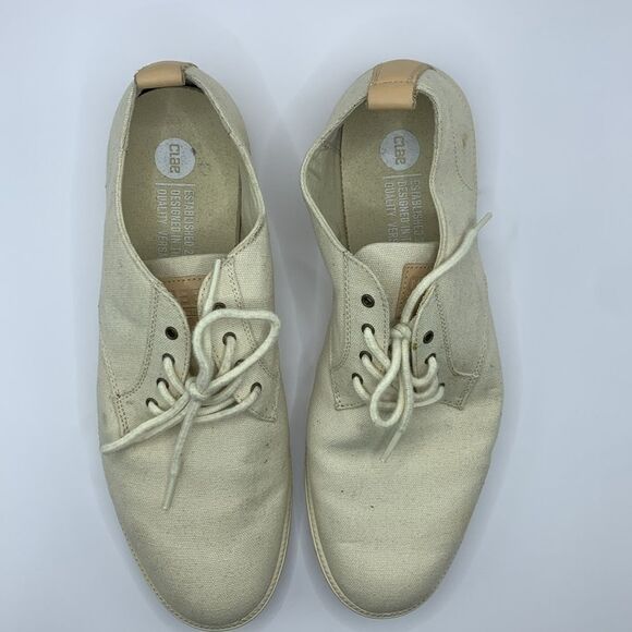 Clae Ellington tan colored outter canvas body lace up style men’s size 10.5 - Picture 3 of 10
